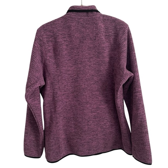 Panhandle Powder River Outfitters Pullover Jacket size XL purple black zip - Picture 2 of 10